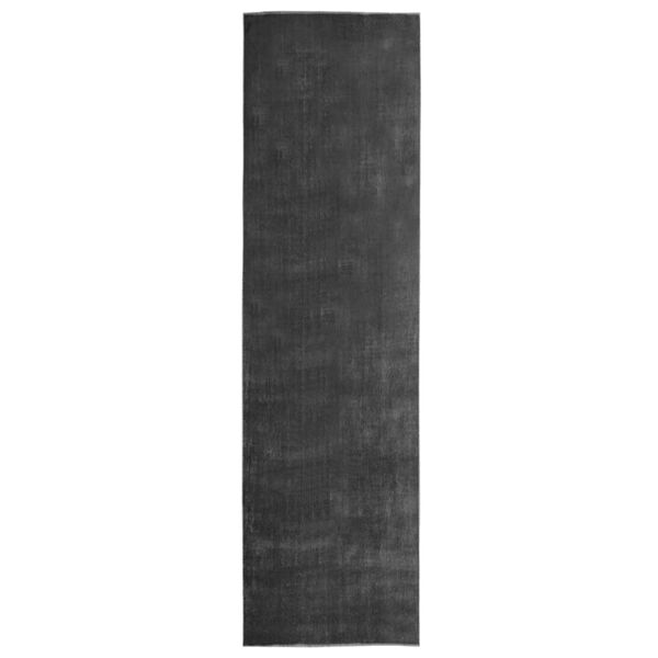 vidaXL Teppel&oslash;per vaskbar sammenleggbar 100x400 cm antrasitt polyester