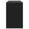 vidaXL Skrivebord svart 101x50x76,5 cm konstruert tre