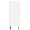 vidaXL Skjenk hvit 69,5x34x90 cm konstruert tre