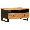 vidaXL Kaffebord Brun 80 x 54 x 40 cm Massiv mango tre