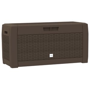 vidaXL Putekasse for hage brun 119x48x60 cm