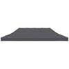 vidaXL Teltduk for festtelt 3x6 m antrasitt