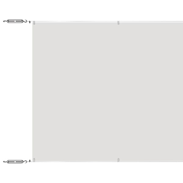 vidaXL Vertikal markise hvit 180x1000 cm oxfordstoff