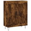 vidaXL Highboard r&oslash;kt eik 69,5x34x180 cm konstruert tre