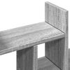 vidaXL Hylle til skrivebord grå sonoma 34,5x15,5x35,5cm konstruert tre