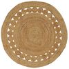 vidaXL Omr&aring;detepper Naturlig &Oslash; 150 cm Jute