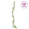 vidaXL Blomsterkranser for jul 6 stk lilla 200 cm