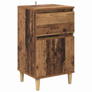 vidaXL Nattbordskap Gammelt tre 40 x 35 x 70 cm Konstruert tre