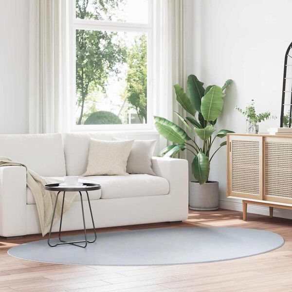 vidaXL Teppe HUARTE Gr&aring; 160 x 230 cm Polyester