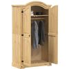 vidaXL Garderobe Corona 102x52x186 cm heltre furu