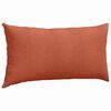 vidaXL Sofaputer 2 pcs Rød oransje 80 x 40 cm Corduroy stoff