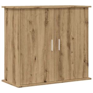 vidaXL Akvariestativ h&aring;ndverkseik 81x36x73 cm konstruert tre
