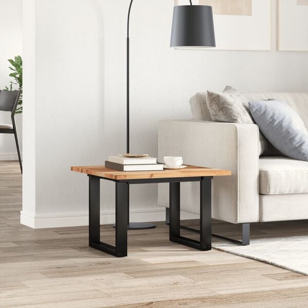 vidaXL Bordplate firkantet 60x60x2 cm heltre akasie