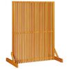 vidaXL Personvernsvegg Brun 79,5 x 50 x 110 cm Solid akasietre