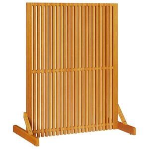 vidaXL Personvernsvegg Brun 79,5 x 50 x 110 cm Solid akasietre