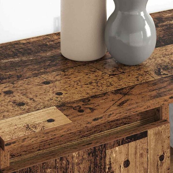 vidaXL Skap 2 pcs Gamle tre 60 x 35 x 70 cm Konstruert tre