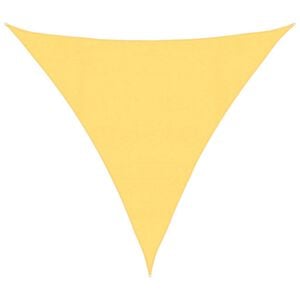 vidaXL Solseil 160 g/m&sup2; beige 4,5x4,5x4,5 m HDPE