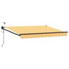 vidaXL Elektrisk Utrekkbar Markise sand 100% polyester og aluminium