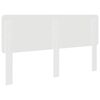 vidaXL Hodegavl Hvit 200 cm Konstruert tre