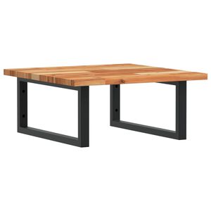 vidaXL Servanthylle veggmontert st&aring;l og heltre akasie