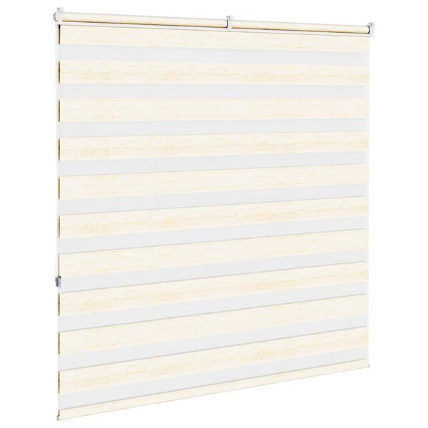 vidaXL Sebragardin marmor beige stoff bredde 135,9 cm polyester