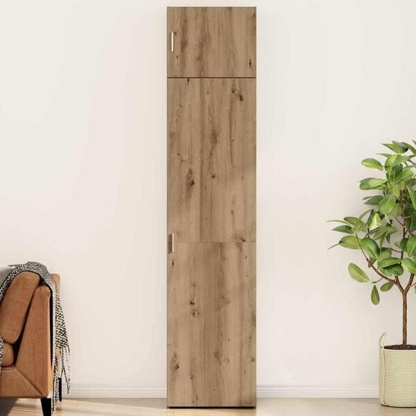 vidaXL Serviesskap 3 pcs Artisan Eik