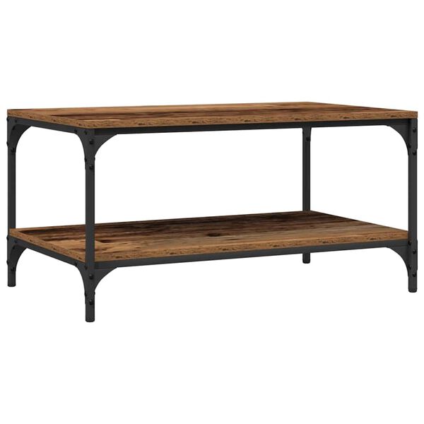 vidaXL Kaffebord Gamle tre 80 x 50 x 40 cm Konstruert tre