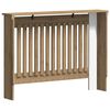 vidaXL Radiator Deksel Artisan Eik 112 x 19 x 81,5 cm Konstruert tre