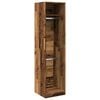 vidaXL Garderobe gammelt tre 50x50x200 cm konstruert tre