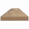 vidaXL Bokhyllebrett 4 pcs Brun 100 x 10 x 1,5 cm Konstruert tre