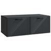 vidaXL Vegghengt TV skap Svart 78,5 x 41 x 30 cm Konstruert tre