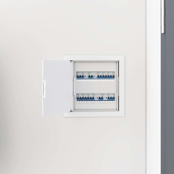 vidaXL Tilkomstpaneler 2 pcs Hvit 20 x 20 cm ABS-plast