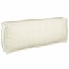 vidaXL Pallepute for ryggstøtte Krem 120 x 40 x 12 cm Oxford-stoff