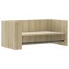 vidaXL Vegghylle sonoma eik 70,5x35x30,5 cm konstruert tre
