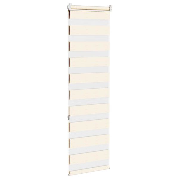 vidaXL Sebragardin marmor beige stoff bredde 45,9 cm polyester