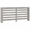 vidaXL Radiatordeksel gr&aring; sonoma 175x20x82 cm konstruert tre