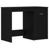 vidaXL Skrivebord Svart Eik 100 x 50 x 76 cm Konstruert tre