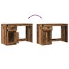 vidaXL Skrivebord med skuff Gamle tre 50 x 115 x 75 cm Konstruert tre