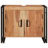 vidaXL Vaskeskap med hylle Brun 71 x 33 x 58 cm Solid akasietre