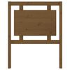 vidaXL Sengegavl honningbrun 80,5x4x100 cm heltre furu