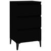 vidaXL Nattbord svart 40x35x70 cm konstruert tre