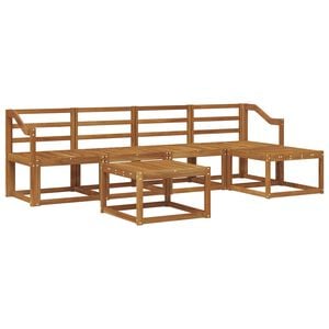 vidaXL Utend&oslash;rs sofa-sett 6 pcs Naturlig