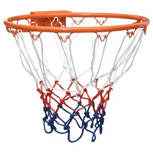 vidaXL Basketballkurv oransje 39 cm st&aring;l