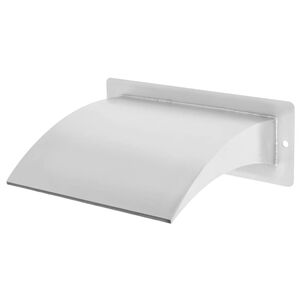 vidaXL Bassengfontene rustfritt st&aring;l 30x9x26 cm s&oslash;lv
