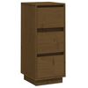 vidaXL Skjenk honningbrun 32x34x75 cm heltre furu