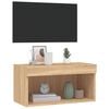 vidaXL TV-benk med LED sonoma eik 60x30x30 cm