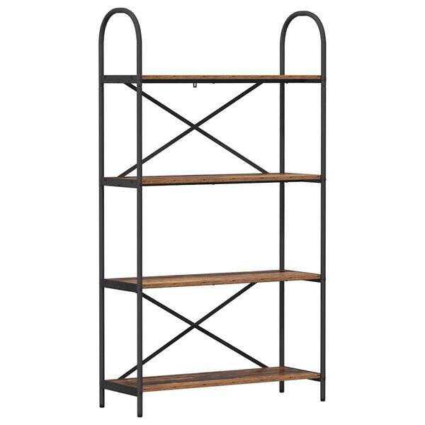 vidaXL Bokhylle Gammelt tre 80 x 30 x 146 cm Konstruert tre