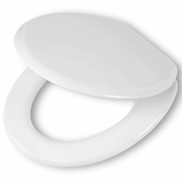 Tiger Myktlukkende toalettsete Reno MDF hvit 252350646