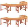 vidaXL Trebens 8 -Seater 2 stk. 160 x 80 x 45cm Solid Eucalyptus Tre