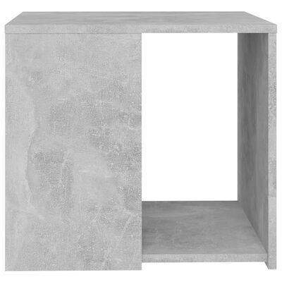 vidaXL Sidebord betonggrå 50x50x45 cm sponplate